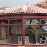 External conservatory roof